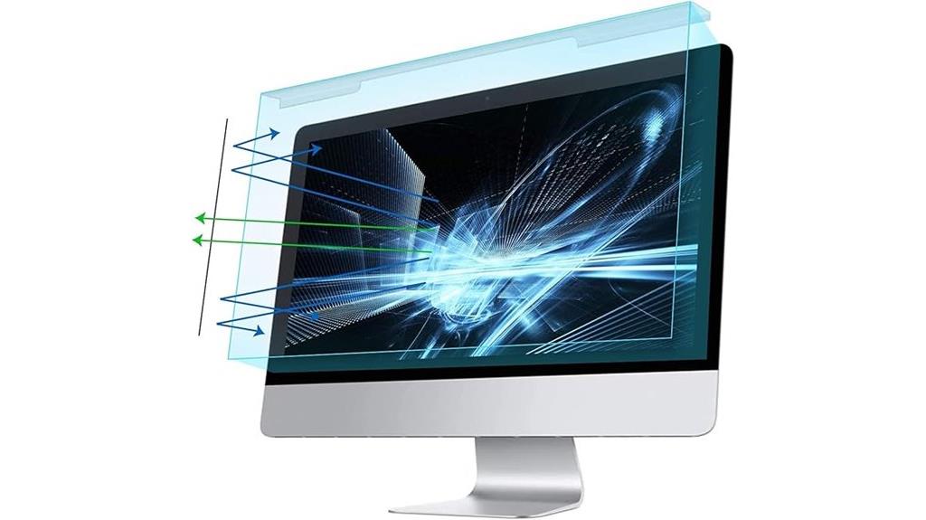 monitor screen protector blue