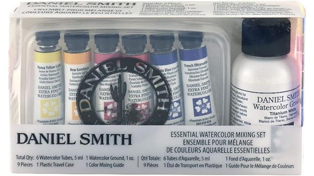 nine color watercolor set