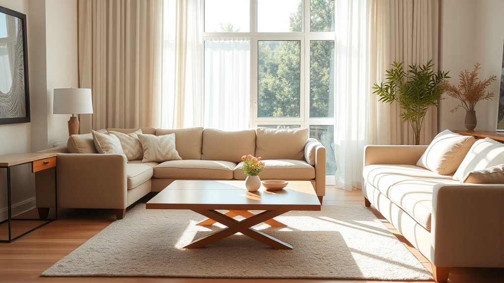 optimize furniture placement for light