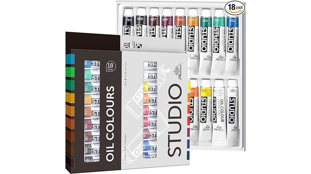 phoenix oil paint tubes