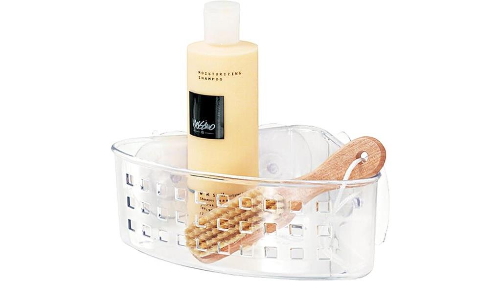 plastic corner shower basket