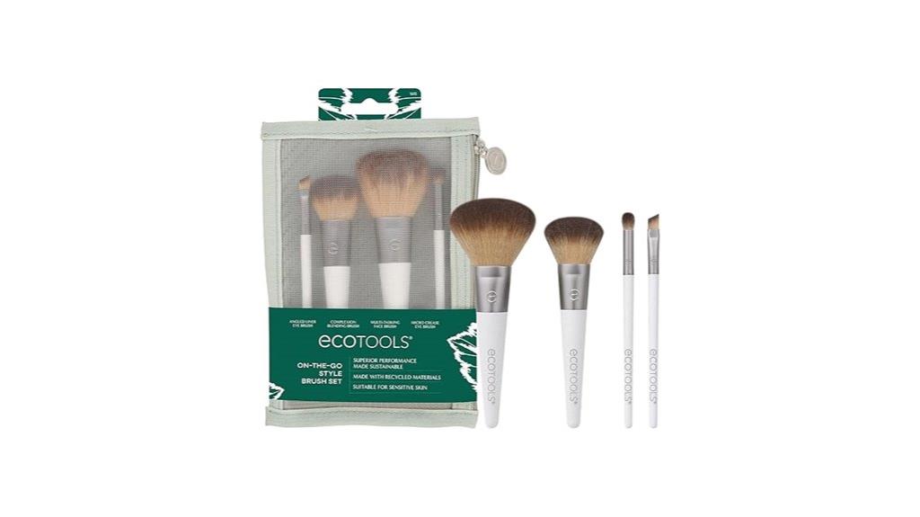 portable eco friendly brush set