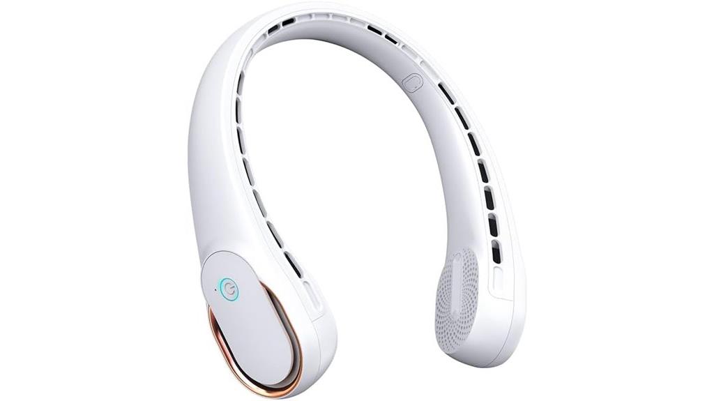 portable neck fan battery