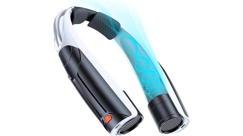 portable neck fan battery