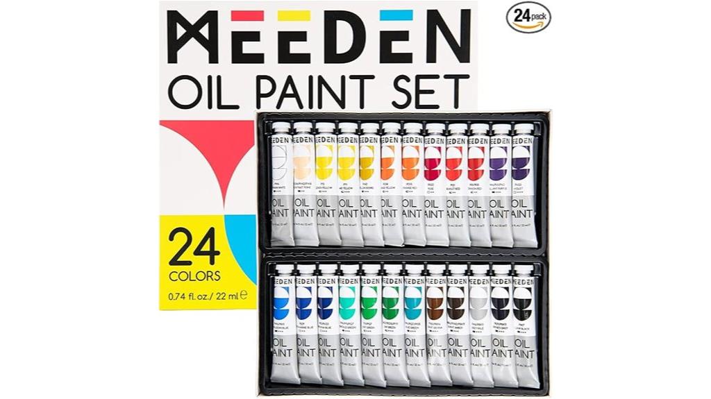 premium oil paint set