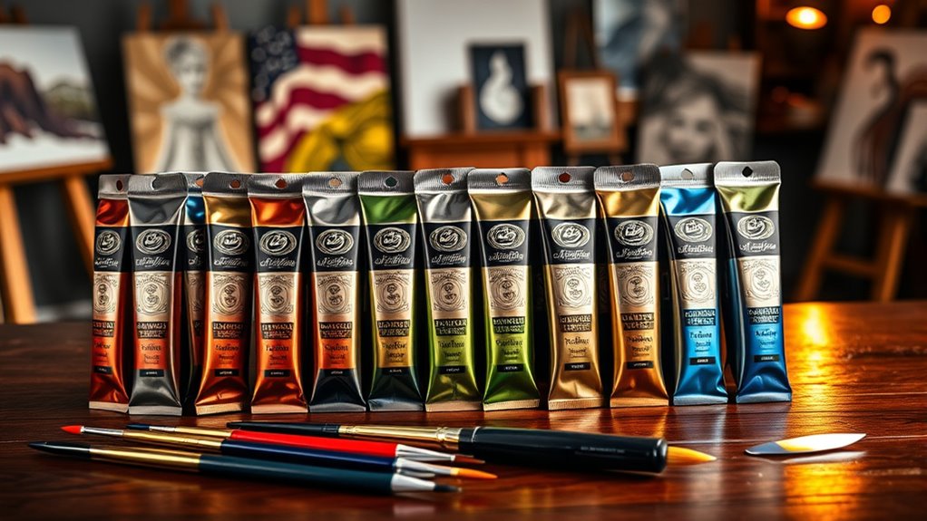 premium oil paint sets
