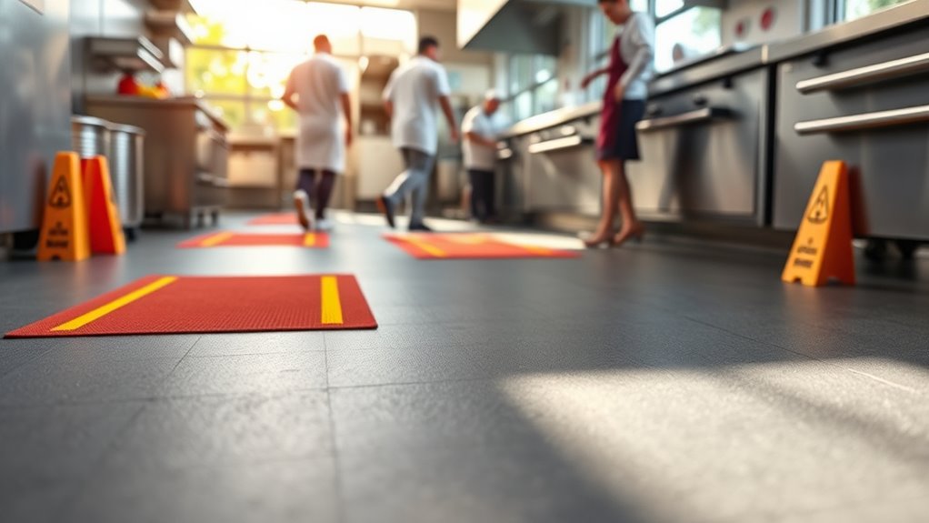 prioritize slip resistant flooring maintenance