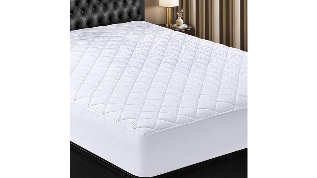 queen size quilted mattress pad