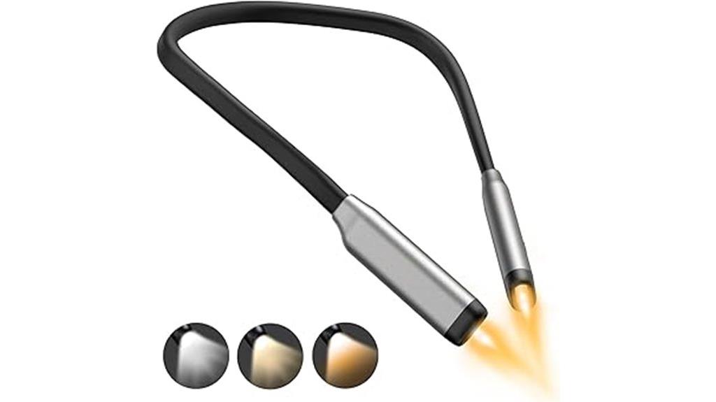 rechargeable bendable led book light