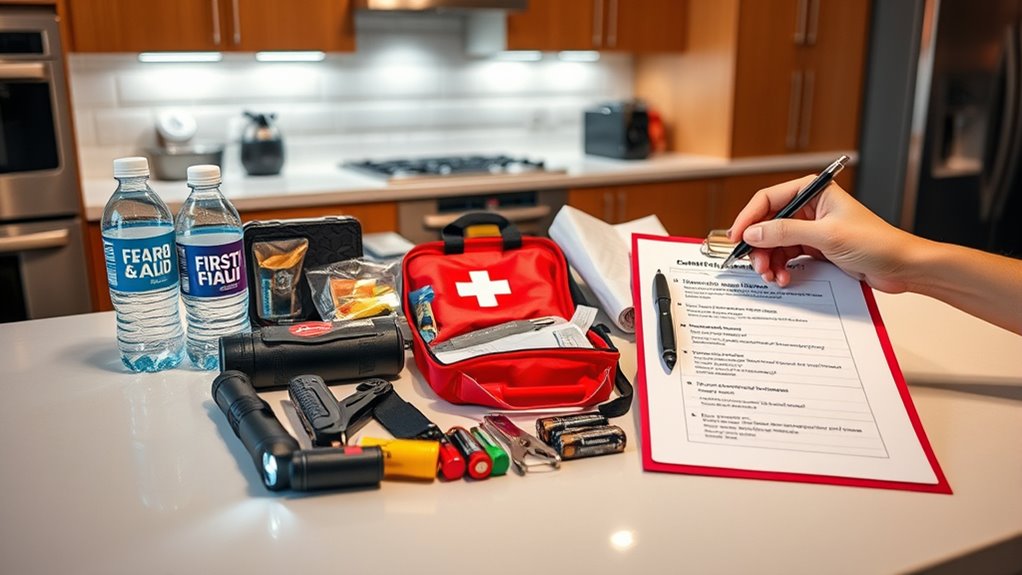 regularly update emergency supplies