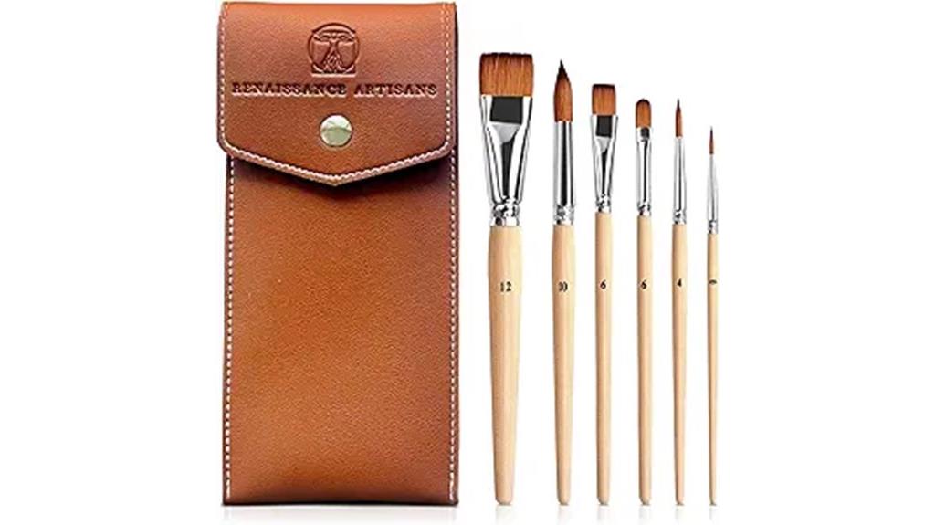 rembrandt six piece brush set