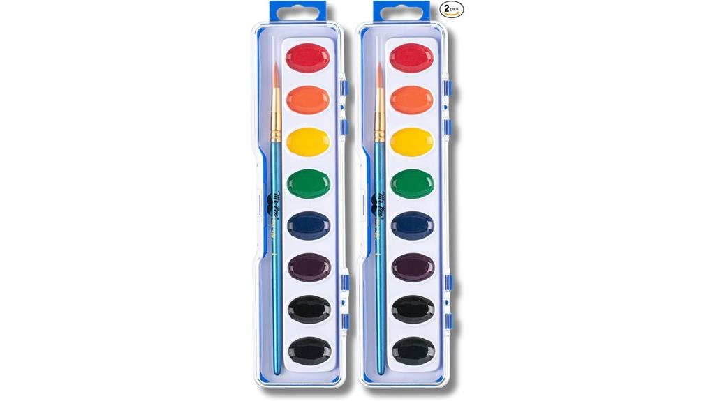 reusable watercolor paint set