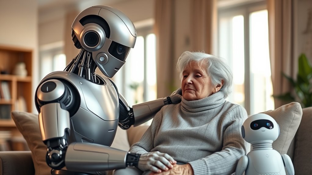 robots provide emotional support