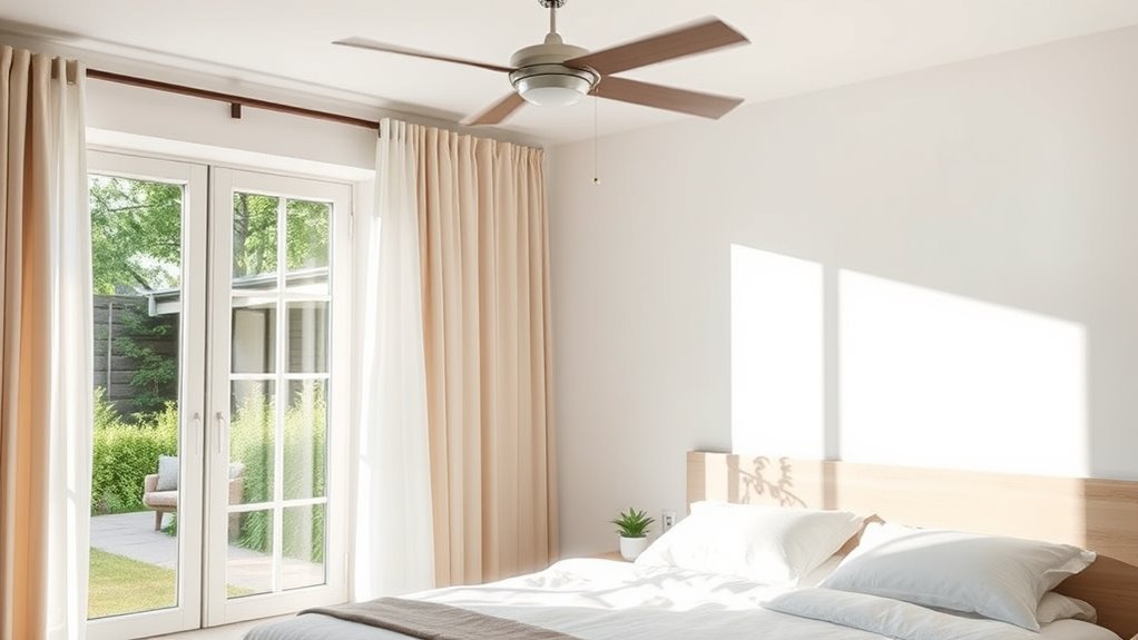 seasonally adjust bedroom ventilation