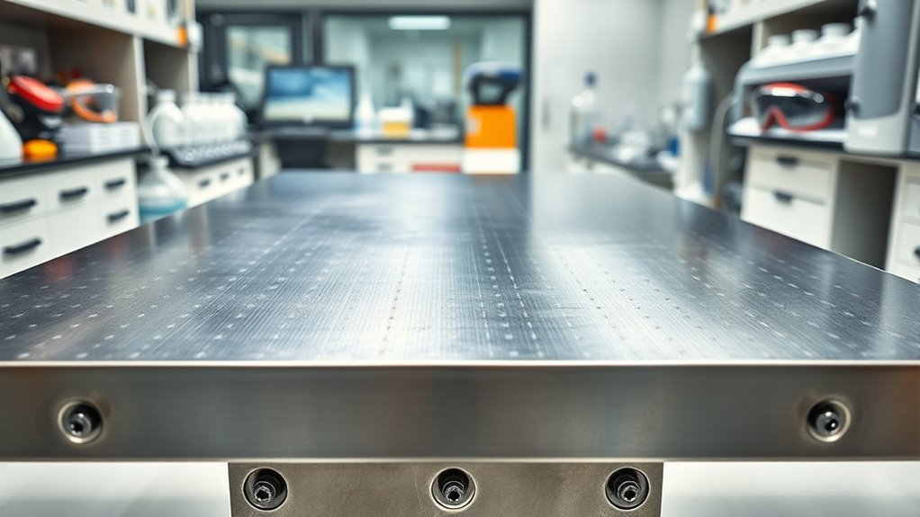 secure non slip workspace stability