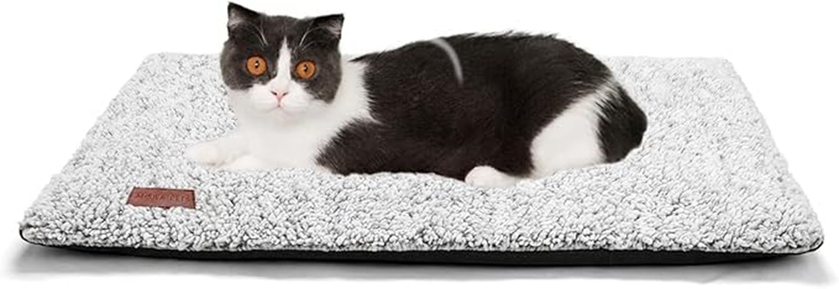 self warming cat bed features