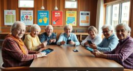 senior citizens engaging online