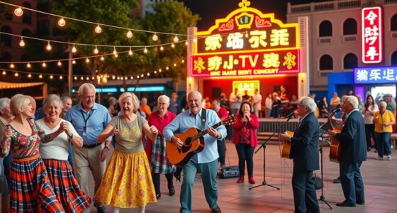 senior entertainment and socializing