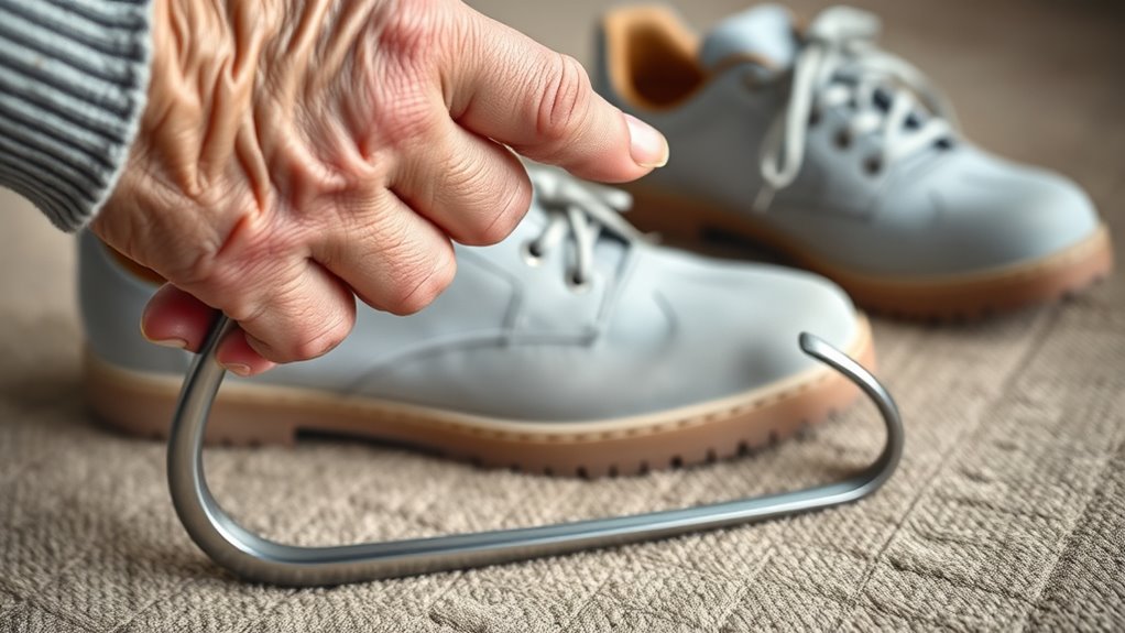 senior shoe horn features