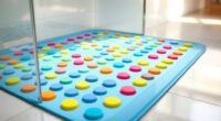 senior shower safety mats