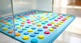 senior shower safety mats