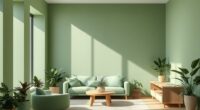 serene green interior design