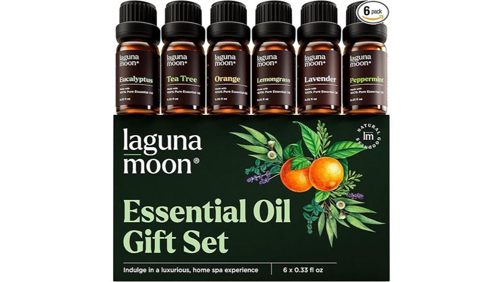 six 10ml essential blends