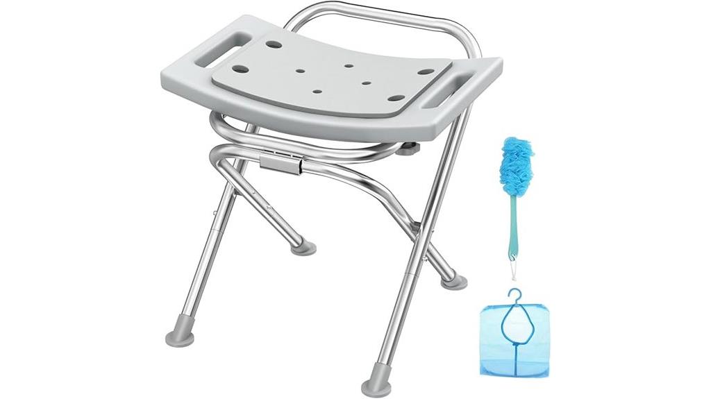stainless steel folding shower seat