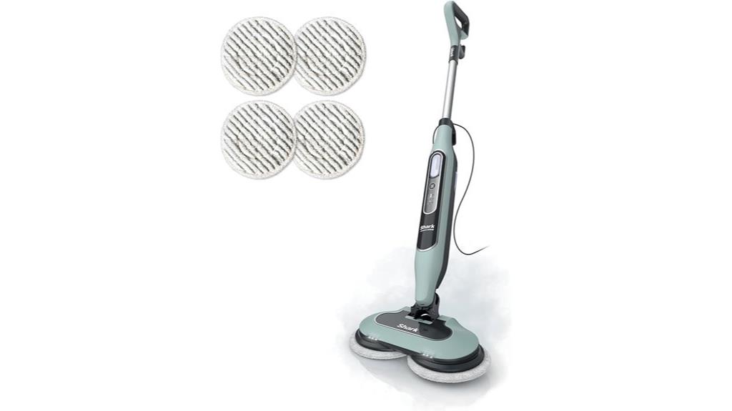 steam cleaning and scrubbing