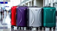 stylish durable wheeled luggage