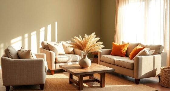 subtle warm neutral palette