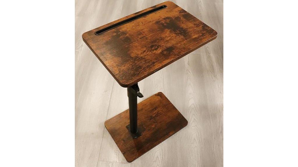 swivel adjustable sofa tray