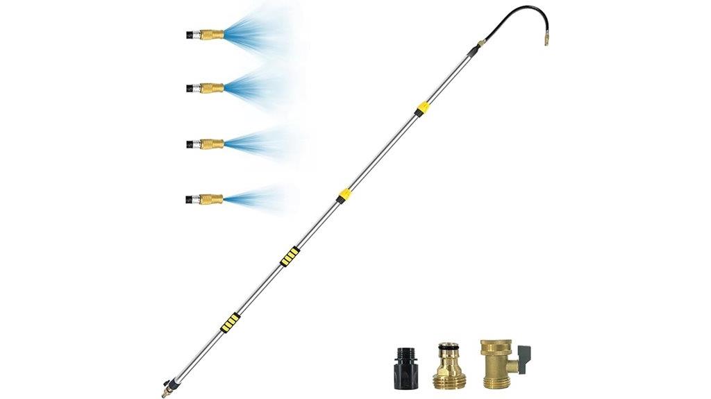 telescopic gutter cleaning tool