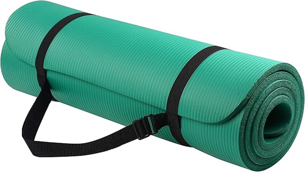 thick durable yoga mat