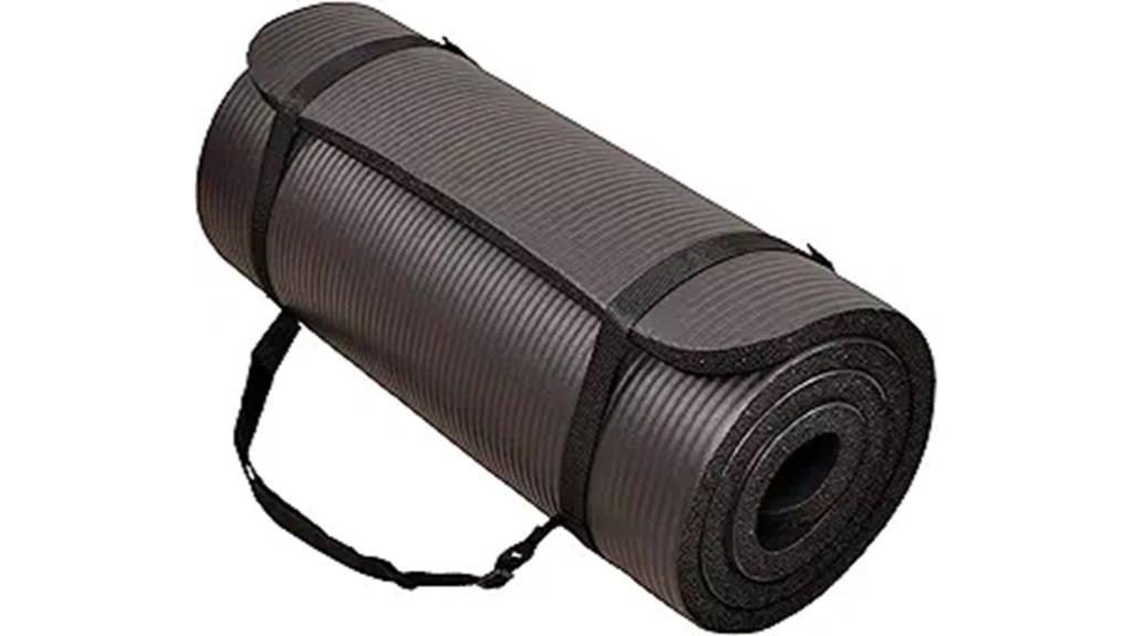 thick non slip exercise mat
