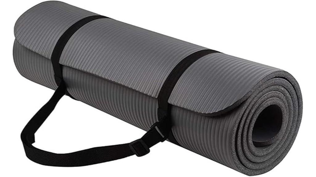 thick yoga exercise mat