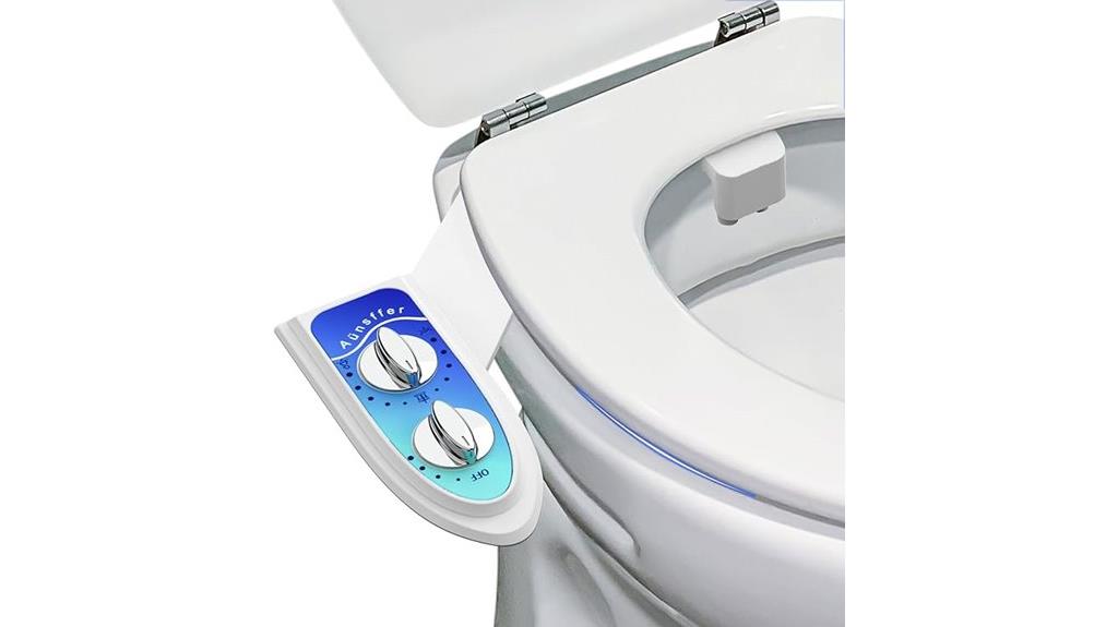 toilet bidet attachment device