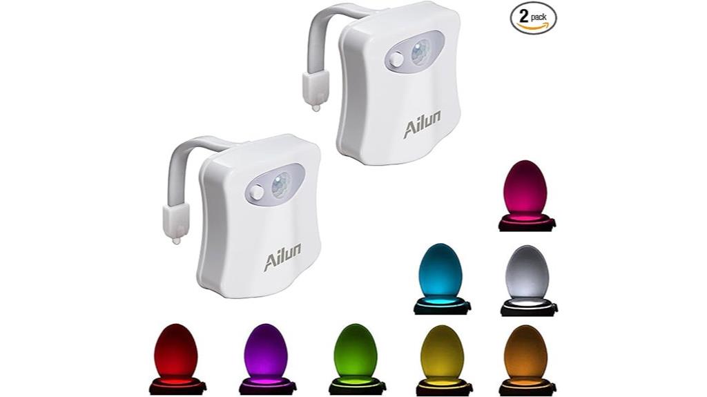 toilet light with sensors