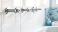 top bath handle suction options