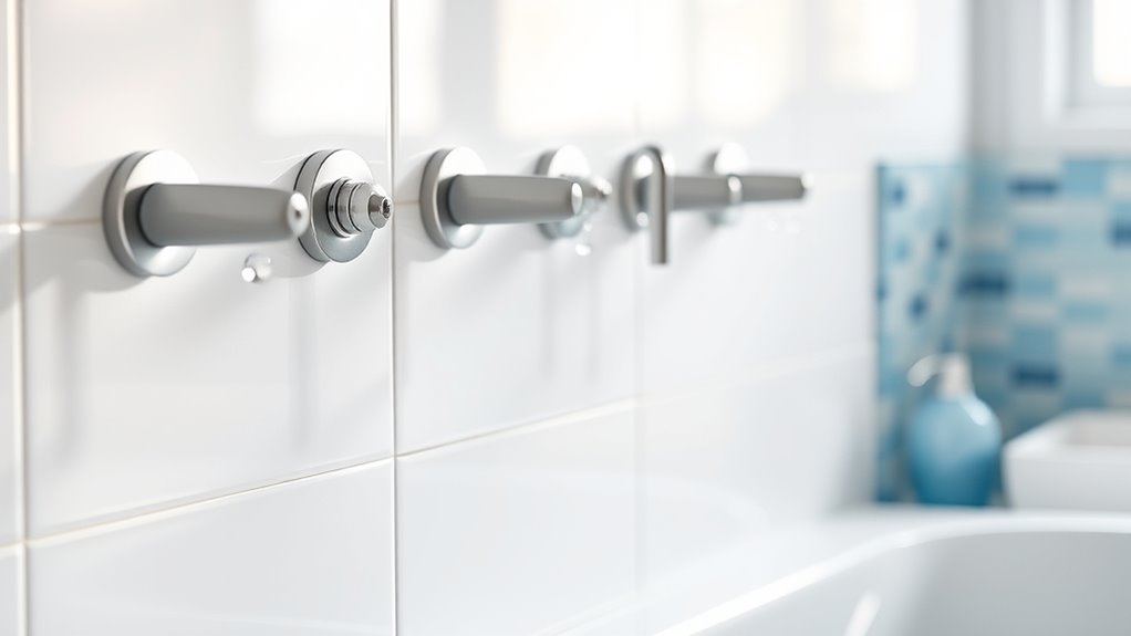 top bath handle suction options