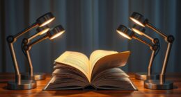 top clamp on reading lights