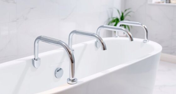 top clamp on tub rails