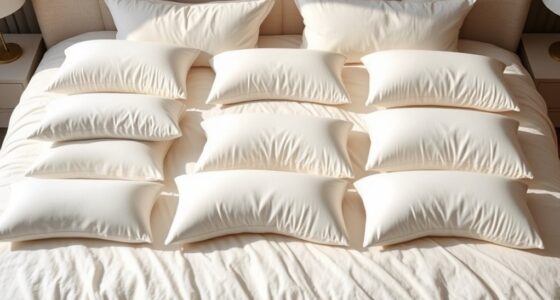 top contour memory foam pillows