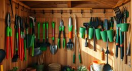 top garden tool storage solutions