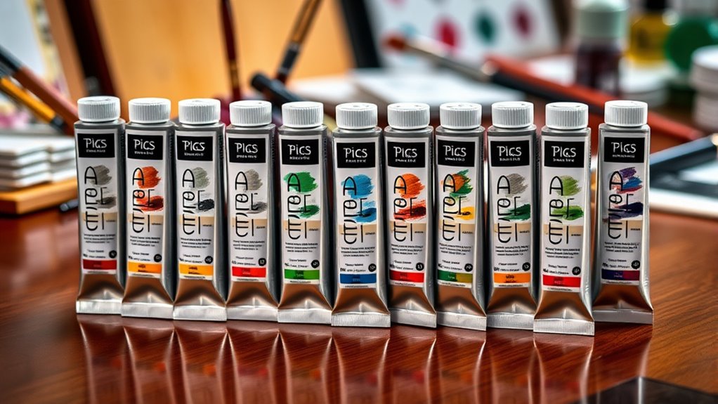 top high quality oil paint sets