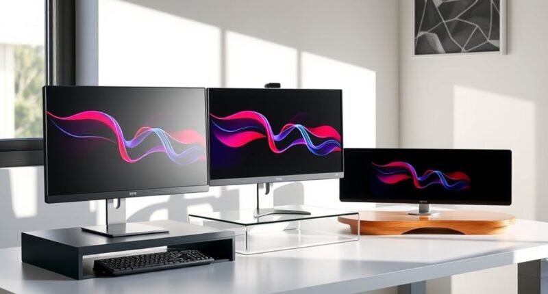 Stylish Monitor Risers 6 Best 4K Color E-Ink Monitors for Eye Comfort in 2026 – Stay ...
