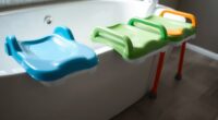 top suction bath seats