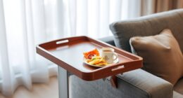 top swivel snack tables