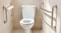 top toilet safety rails