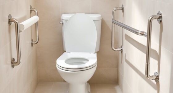 top toilet safety rails